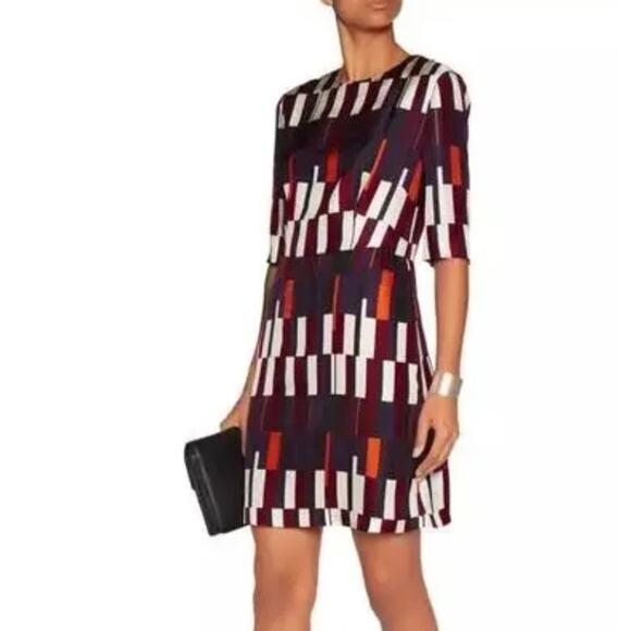 rag & bone Dresses & Skirts - Rag & Bone NWT Silk Anne Bus Seat Bold Modern Retro A-Line Dress Sz 10 / Large